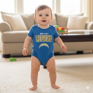 NFL - OUTER STUFF - Los Angeles Chargers ~ Onesie - New With Tags